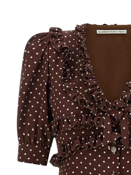 26SS 알레산드라리치 숏팬츠 FABX4297F46861659 Brown - ALESSANDRA RICH