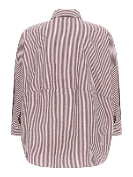 26SS 브루넬로 쿠치넬리 셔츠 MH741NG805C2048 Dark Red - BRUNELLO CUCINELLI