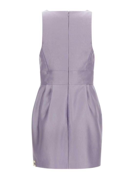 26SS 엘리자베타프랜치 미디 스커트 AB87561E2EV7 Purple - ELISABETTA FRANCHI