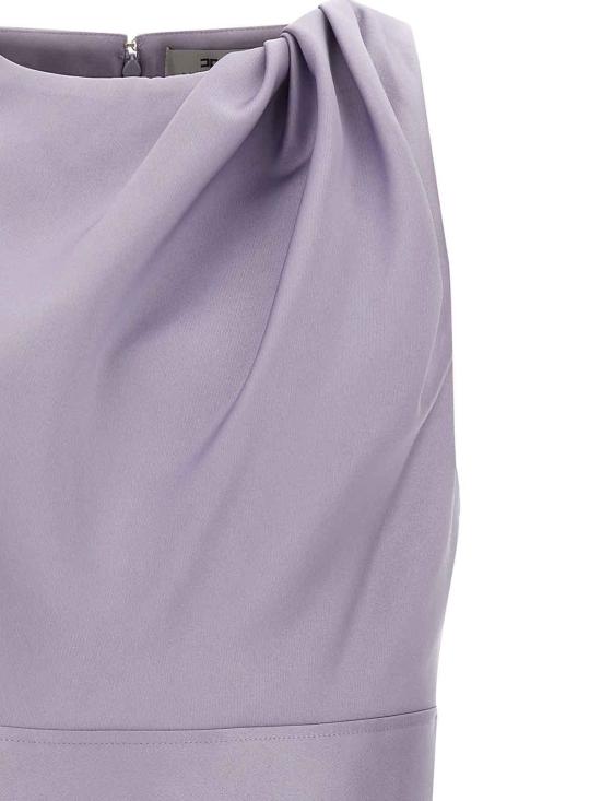 26SS 엘리자베타프랜치 미디 스커트 AB87561E2EV7 Purple - ELISABETTA FRANCHI