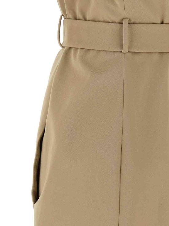 26SS 발망 미디 스커트 GF1R5168CG430AN Beige - BALMAIN