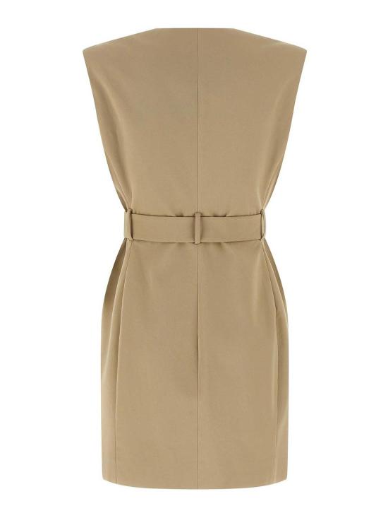 26SS 발망 미디 스커트 GF1R5168CG430AN Beige - BALMAIN