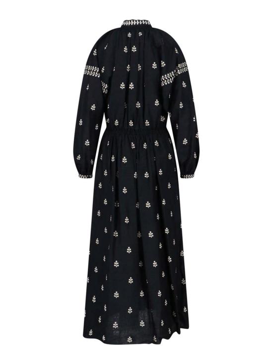 26SS 이자벨마랑 롱 원피스 RO1027FAD1J12I01 Black - ISABEL MARANT