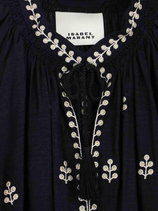 26SS 이자벨마랑 롱 원피스 RO1027FAD1J12I01 Black - ISABEL MARANT