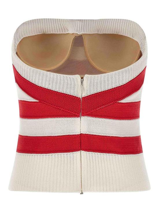 26SS 에르마노 설비노 민소매 티셔츠 D482L351IFDA4806 Red - ERMANNO SCERVINO