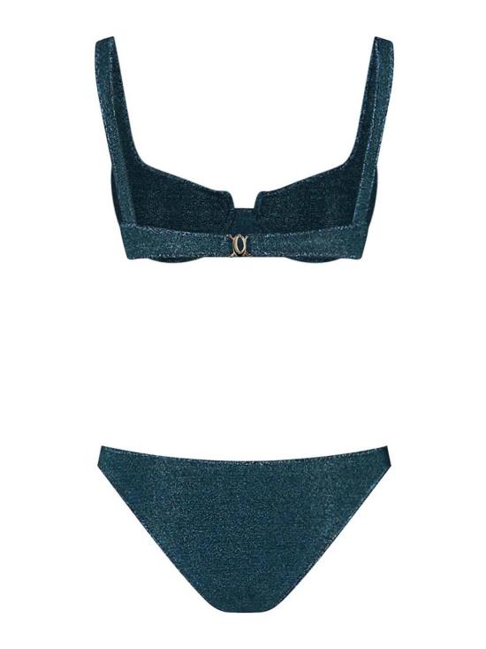 26SS 오세리 비키니 수영복 LAF257LUREXPEACOCK Blue - OSÉREE