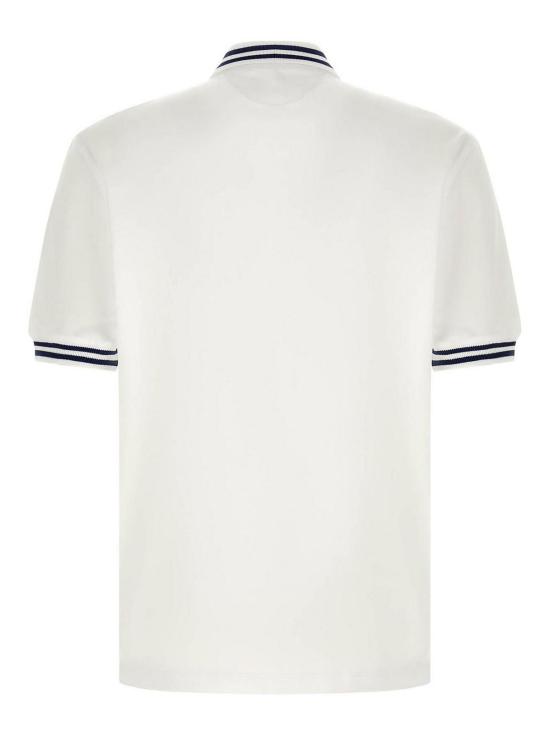 26SS 브루넬로 쿠치넬리 로고 자수 폴로 셔츠 M0B133940TCUS16 White - BRUNELLO CUCINELLI