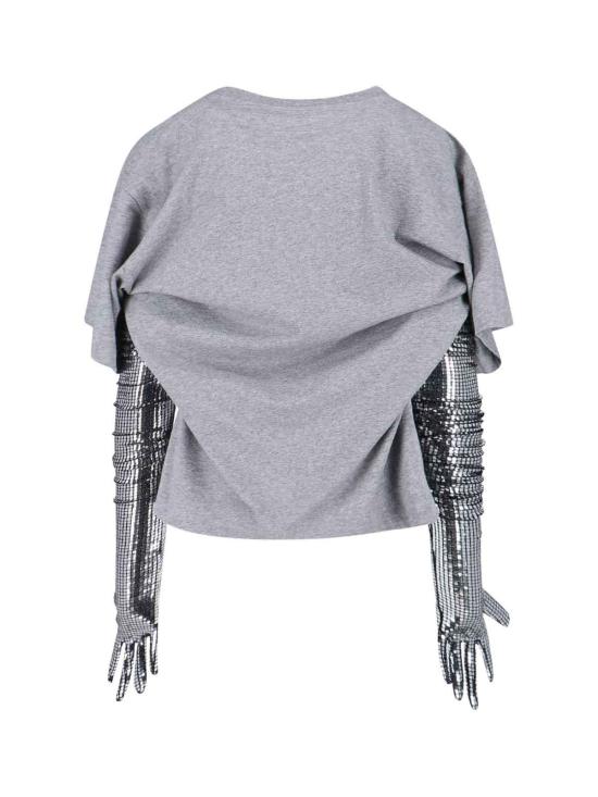 26SS MM6 메종마르지엘라 코튼 티셔츠 윗 글러브 S52GC0358M20170856M Grey - MM6 MAISON MARGIELA