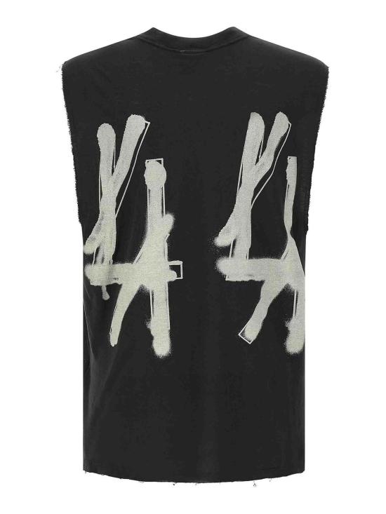 26SS 44레이블 민소매 티셔츠 B0030654FA725P749 Black - 44 LABEL