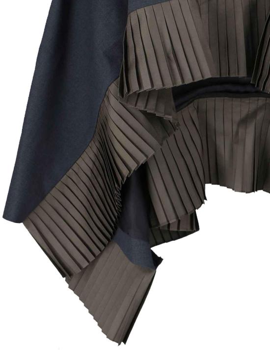 26SS 사카이 미디 스커트 2608285342 Grey - SACAI