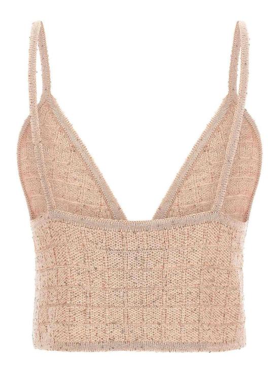 26SS 알레산드라리치 민소매 티셔츠 FABX4352K47227674 Nude Neutrals - ALESSANDRA RICH