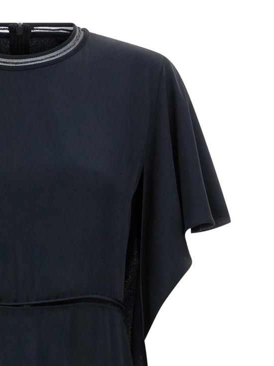 26SS 파비아나 필리피 미디 스커트 ABD266F187L7805146 Blue - FABIANA FILIPPI