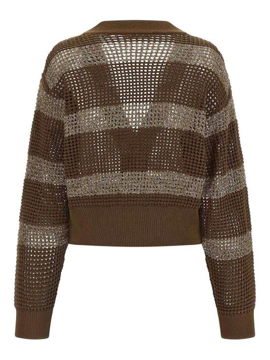 26SS 브루넬로 쿠치넬리 가디건 M58772816CUG29 Brown - BRUNELLO CUCINELLI