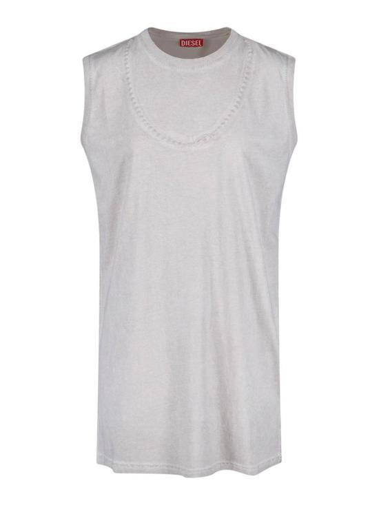 26SS 디젤 코튼 엠보스드 체인 숏 드레스 A209590JMBJ141 Grey