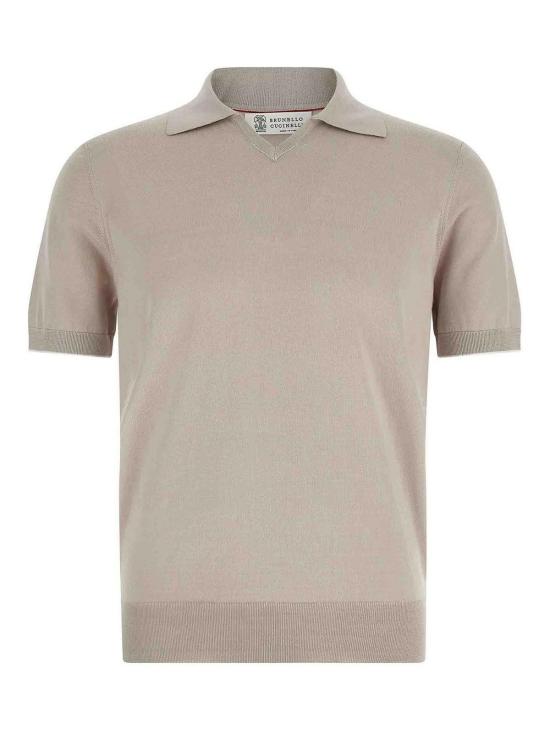 26SS 브루넬로 쿠치넬리 폴로 티셔츠 M29800145CBD04 Beige