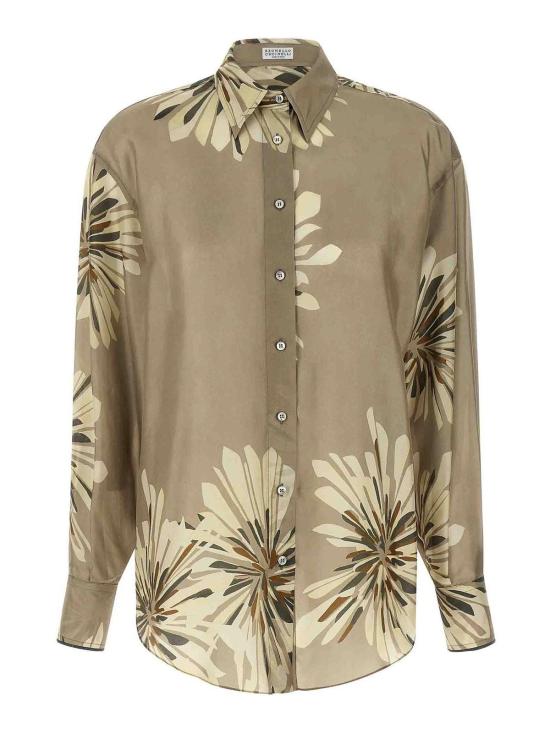 26SS 브루넬로 쿠치넬리 셔츠 MQ967RH206C009 Green