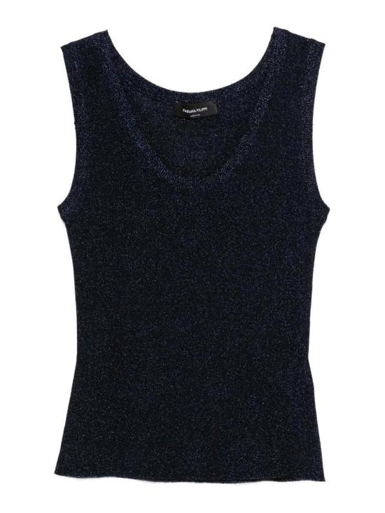 26SS 파비아나 필리피 민소매 티셔츠 MAD266F066D9625146 Blue