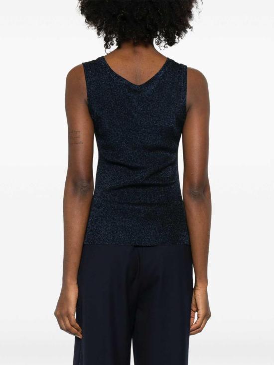 26SS 파비아나 필리피 민소매 티셔츠 MAD266F066D9625146 Blue - FABIANA FILIPPI