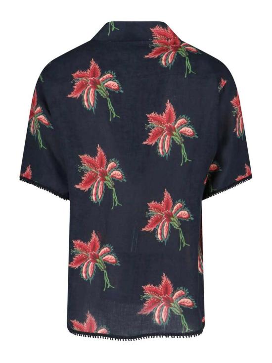 26SS 발렌티노 가라바니 반팔 셔츠 8V3AAN11BA7D5Y Black - VALENTINO GARAVANI