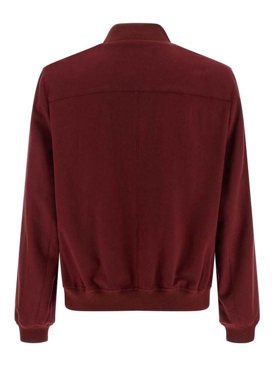 26SS 브루넬로 쿠치넬리 캐시미어 봄버 재킷 MV4216550CRH60 Red - BRUNELLO CUCINELLI