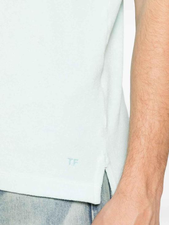 26SS 톰포드 폴로 티셔츠 JPS003JMC079UCK Blue - TOMFORD