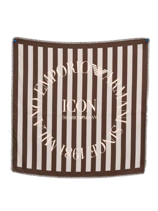 26SS 엠포리오 아르마니 머플러/스카프 EW004043AF23574F8092 Brown