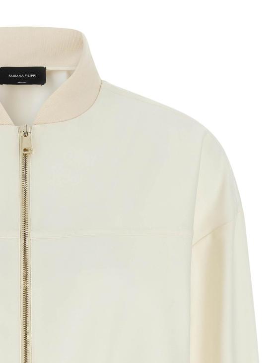 26SS 파비아나 필리피 봄버 자켓 GCD266F227L7810145 White - FABIANA FILIPPI