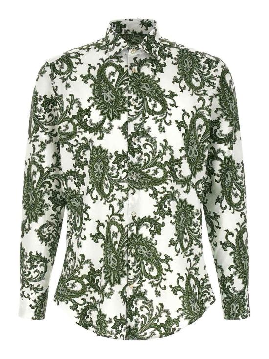 26SS 에트로 긴팔 셔츠 MRIB000599SAEG7X0802 Green