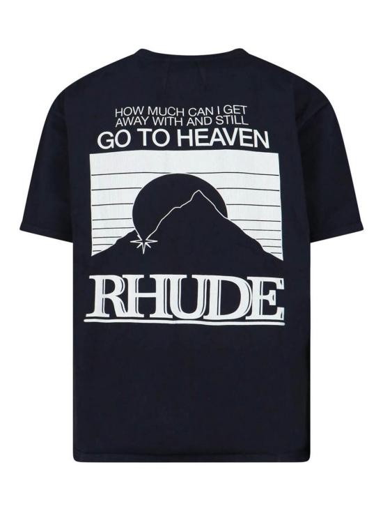 26SS 루드 반팔 티셔츠 RHPS26TT070123167 Black - RHUDE