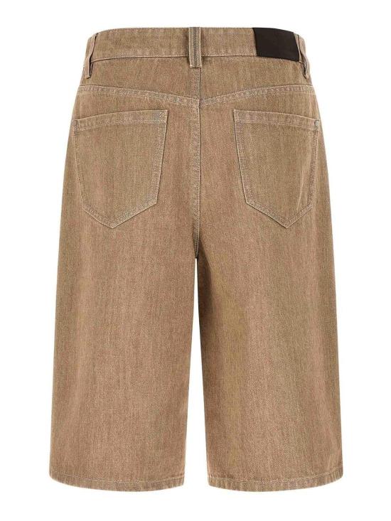 26SS 브루넬로 쿠치넬리 숏팬츠 ML109P4072C1340 Beige - BRUNELLO CUCINELLI