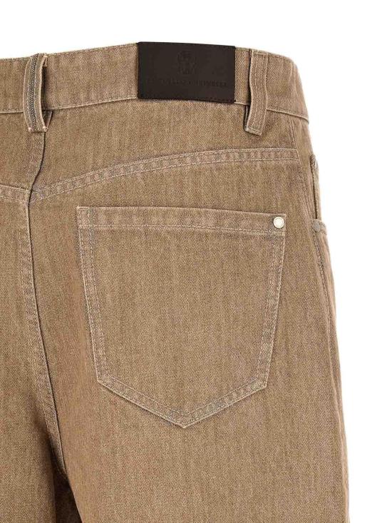 26SS 브루넬로 쿠치넬리 숏팬츠 ML109P4072C1340 Beige - BRUNELLO CUCINELLI