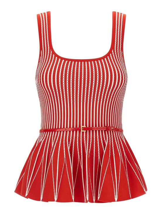 26SS 엘리자베타프랜치 민소매 티셔츠 TK85S62E2I29 Red