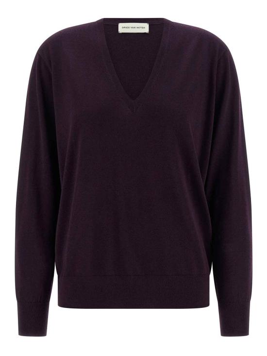 26SS 드리스 반 노튼 긴팔 티셔츠 26113120237004E15 Purple