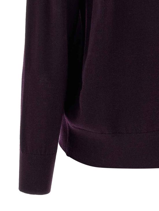 26SS 드리스 반 노튼 긴팔 티셔츠 26113120237004E15 Purple - DRIES VAN NOTEN