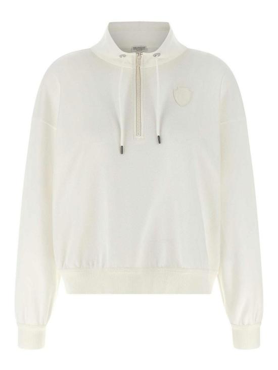 26SS 브루넬로 쿠치넬리 스웨터 MG927VT404C7220 White