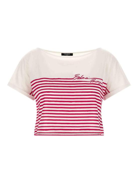 26SS 발망 반팔 티셔츠 GF1EE150GF53GVA Multicolour