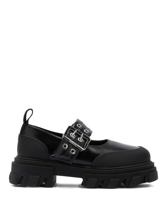 26SS 가니 플랫 슈즈 B1030061099 Black