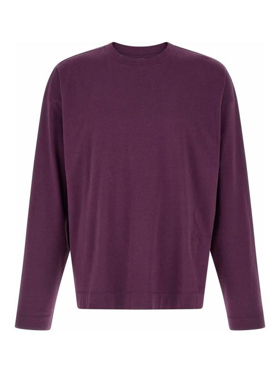 26SS 드리스 반 노튼 반팔 티셔츠 261021112360335E15 Purple