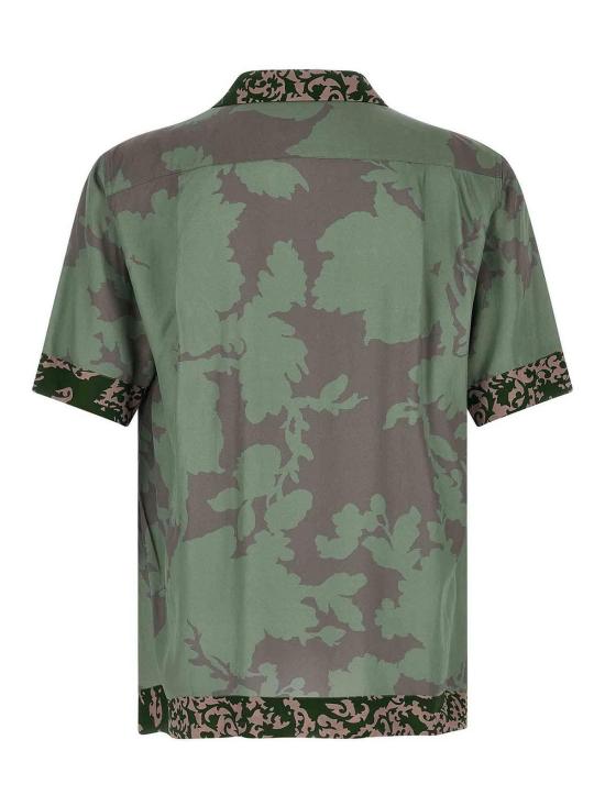 26SS 드리스 반 노튼 반팔 셔츠 26102074230825E15 Green - DRIES VAN NOTEN