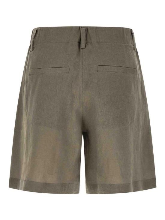 26SS 브루넬로 쿠치넬리 숏팬츠 MA698DV499C1063 Green - BRUNELLO CUCINELLI