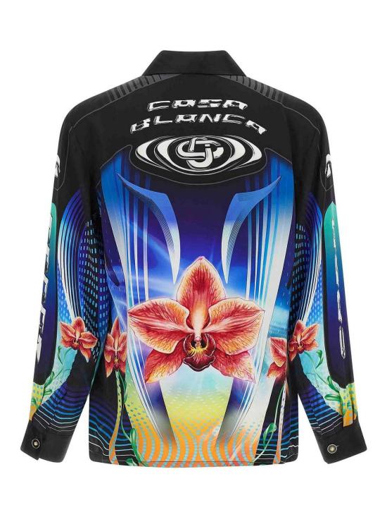 26SS 카사블랑카 긴팔 셔츠 MSP26SH00602 Multicolour - CASABLANCA