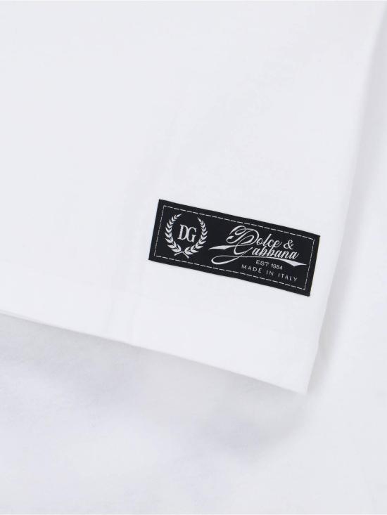 26SS 돌체앤가바나 반팔 티셔츠 G8PN9ZG7POPW0800 White - DOLCE & GABBANA