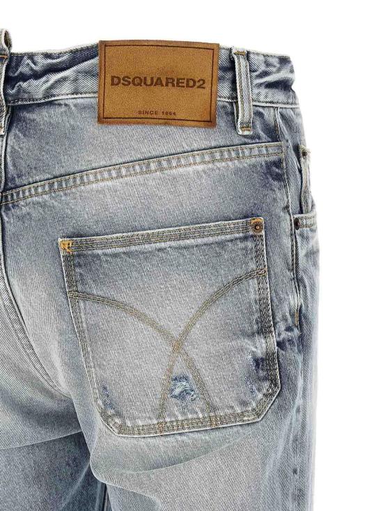 26SS 디스퀘어드2 스트레이트 팬츠 S74LB1885S30839470 Light Blue - DSQUARED2
