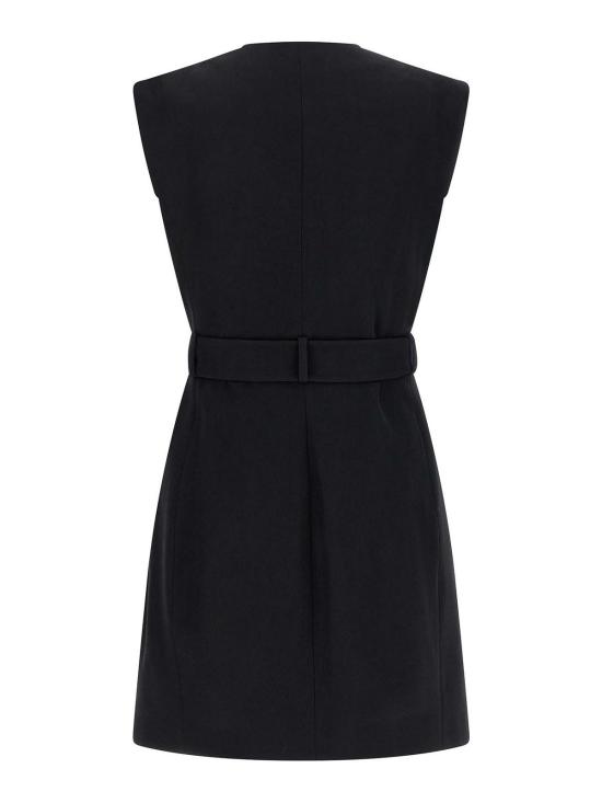 26SS 발망 미디 스커트 GF1R5168WC090PA Black - BALMAIN