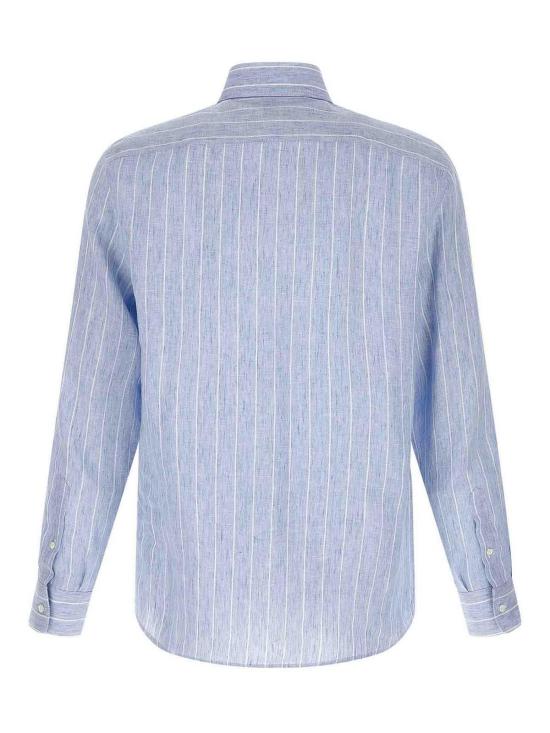 26SS 브루넬로 쿠치넬리 긴팔 셔츠 MA6860627C161 Light Blue - BRUNELLO CUCINELLI