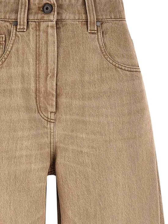 26SS 브루넬로 쿠치넬리 스트레이트 팬츠 MA095P4059C9037 Beige - BRUNELLO CUCINELLI