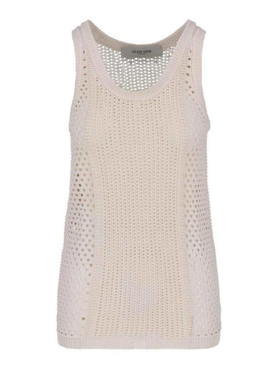 26SS 골든구스 민소매 티셔츠 GWP02602P00240420103 White