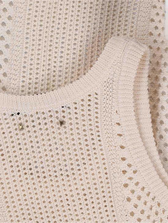 26SS 골든구스 민소매 티셔츠 GWP02602P00240420103 White - GOLDEN GOOSE