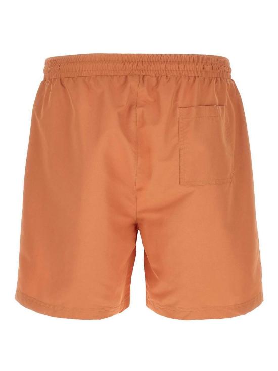 26SS 브루넬로 쿠치넬리 로고 스윔 팬츠 MW817043CZN57 Orange - BRUNELLO CUCINELLI