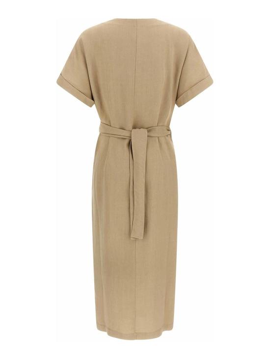 26SS 브루넬로 쿠치넬리 미디 스커트 MH126AHG41C9195 Beige - BRUNELLO CUCINELLI